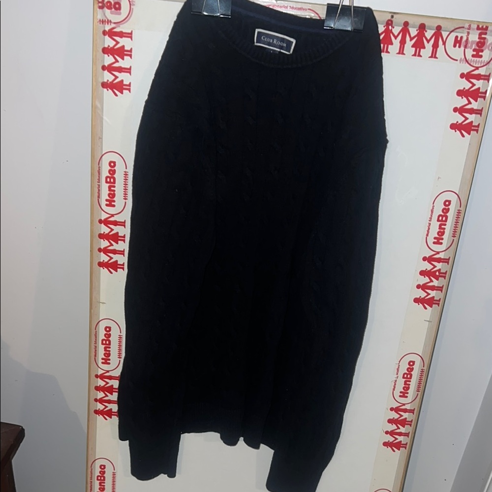Club Room Black Sweater Midi
